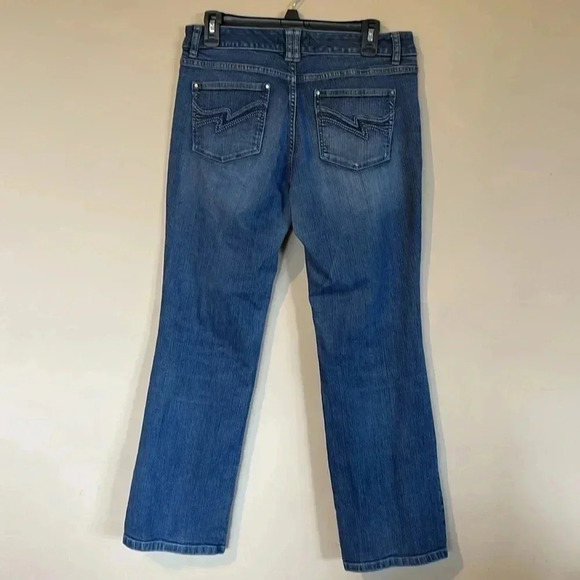 White House Black Market Blanc Bootcut Low Rise Women’s 6S Denim Jeans - Picture 4 of 10